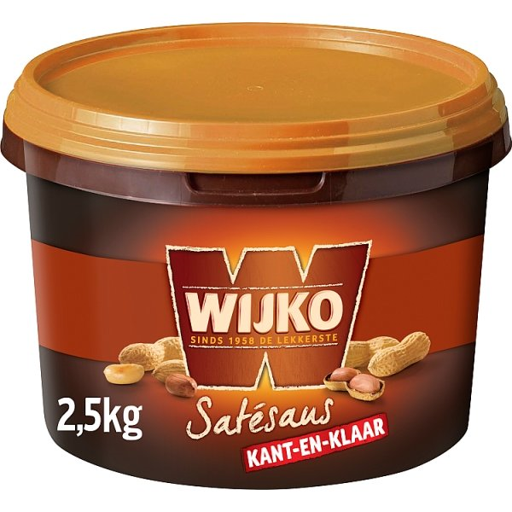 WIJKO SATESAUS KANT EN KLAAR - 2,5KG