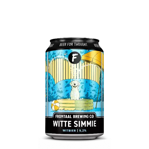FRONTAAL WITTE SIMMIE BLIK - 12X 33 CL