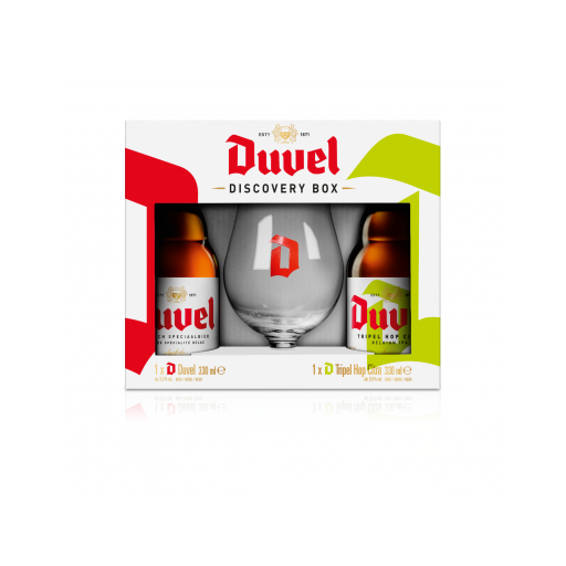 DUVEL TRIPLE HOP/CASH 4X33CL+GLAS