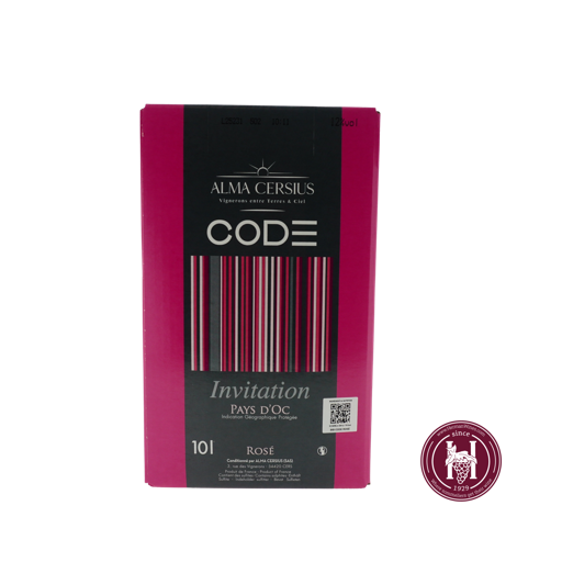Code ROSÉ Recreation Alma Cersius BIB (Bag in Box) RS 10.0L