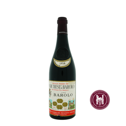 Barolo Riserva - Marchesi di Barolo - 1958 - R 0.75L