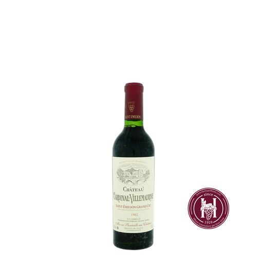 Cardinal Villemaurine - Saint Emilion - 1962 - R 0.375L