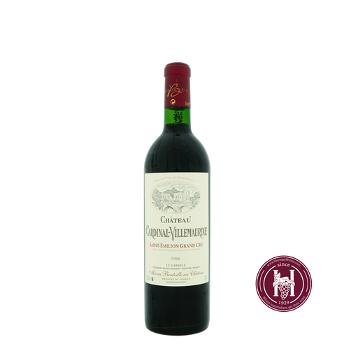 Cardinal Villemaurine - Saint Emilion - 1966 - R 0.75L
