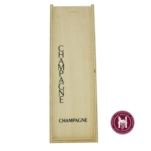 1-Vaks Magnum geschenk kist, schuifdeksel, opschrift "CHAMPAGNE"