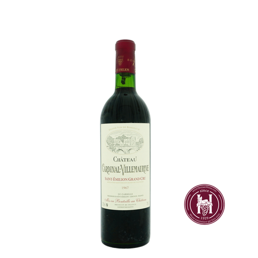Cardinal Villemaurine - Saint Emilion - 1967 - R 0.75L